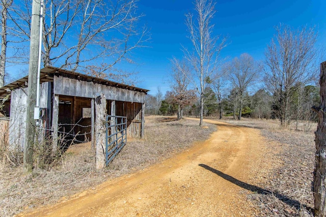 exterior space with driveway