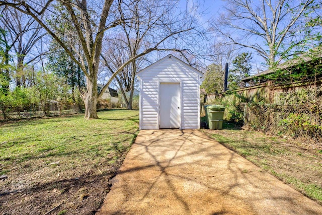 exterior space with a fenced backyard