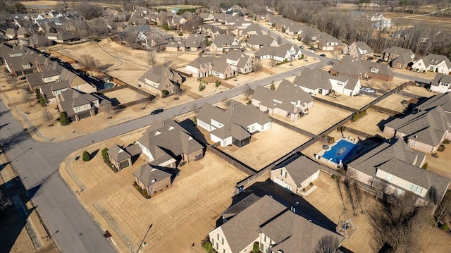 birds eye view of property featuring a residential view