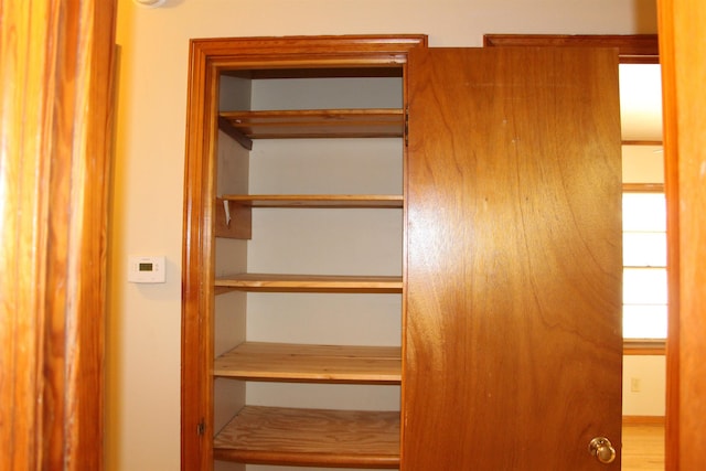 view of closet