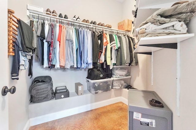 view of spacious closet