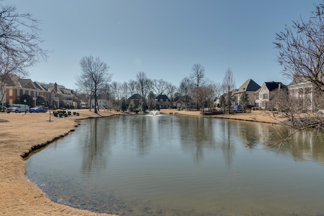 water view with a residential view