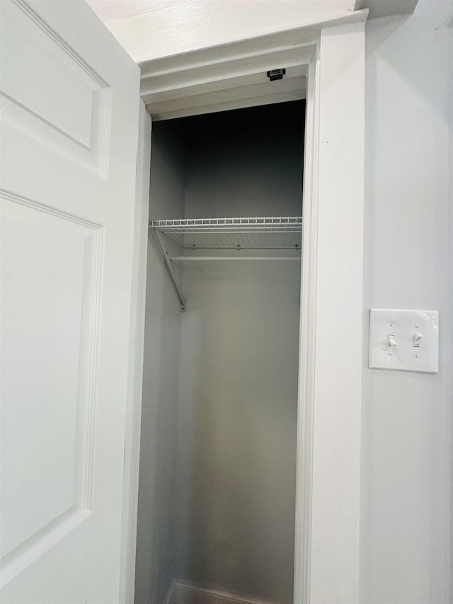 view of closet