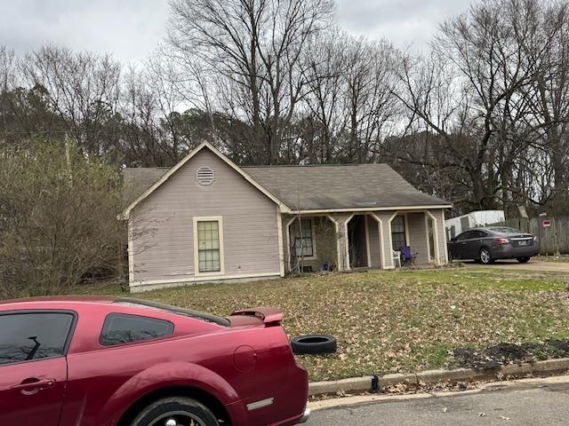 view of front of home with a porch