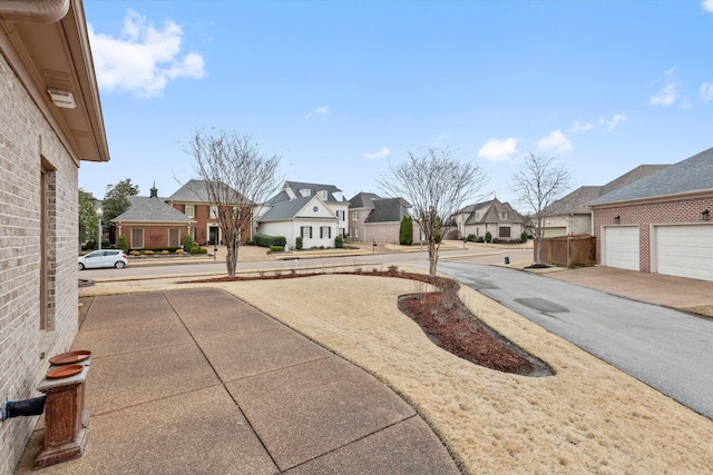 exterior space with a residential view