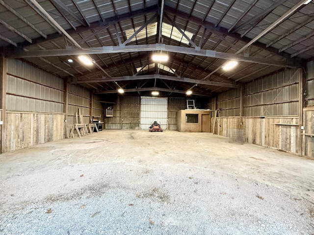 view of horse barn