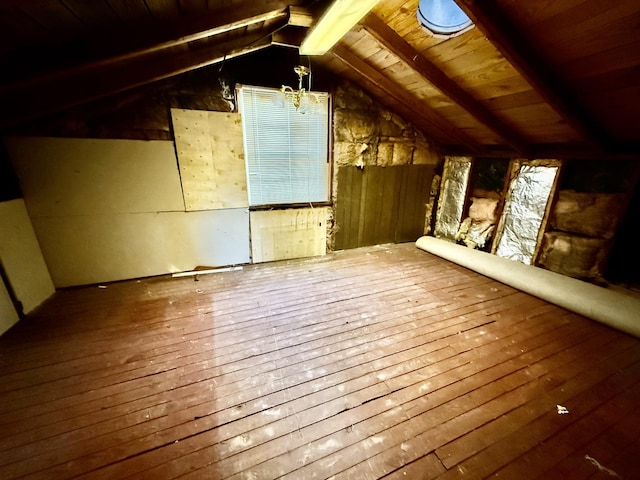 view of attic