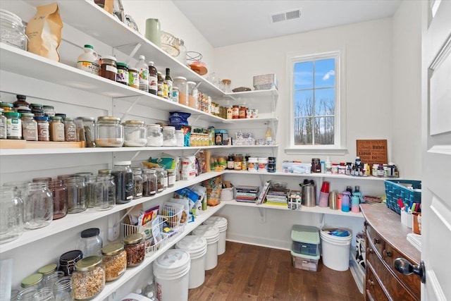 storage area featuring visible vents