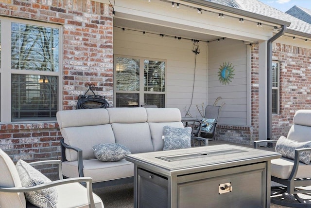 view of patio / terrace featuring outdoor lounge area