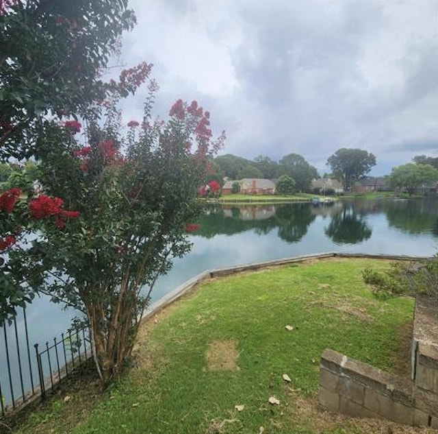 view of water feature