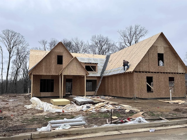 view of property in mid-construction