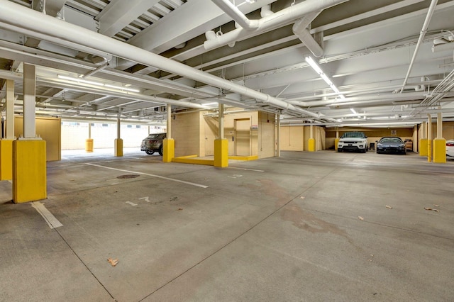 view of parking deck