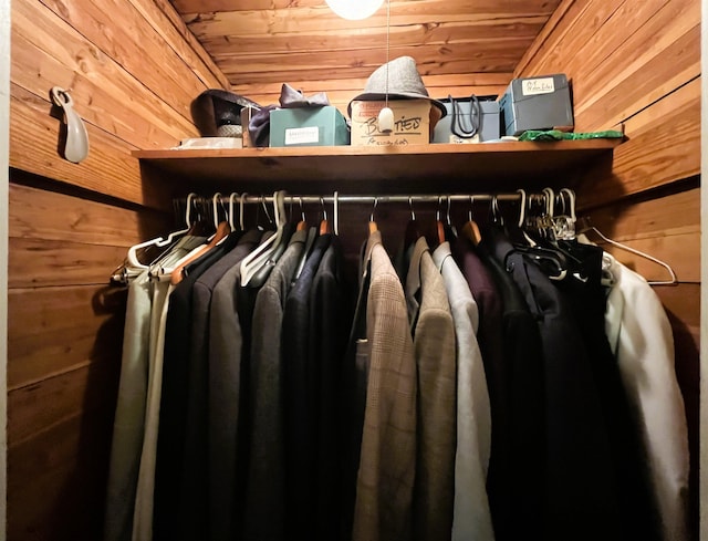 view of closet