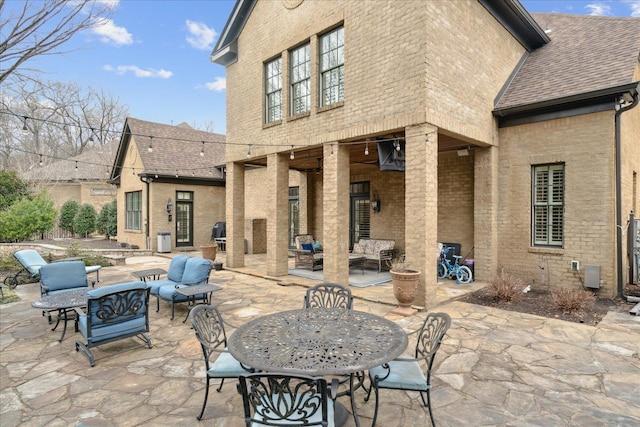 view of patio / terrace featuring outdoor lounge area