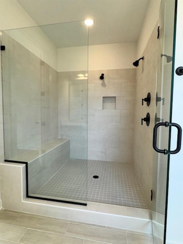 5876 Milton Wilson Blvd, Arlington, TN 38002 - bathroom featuring tile patterned flooring and a stall shower