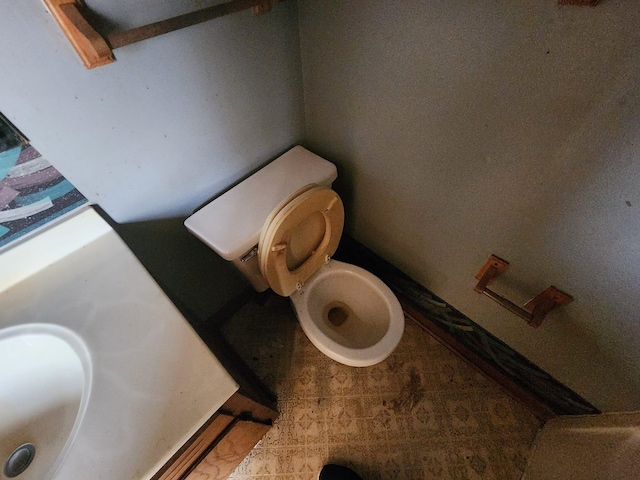 bathroom with toilet