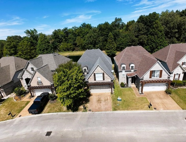 bird's eye view featuring a residential view