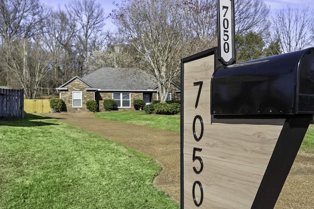 exterior details with fence