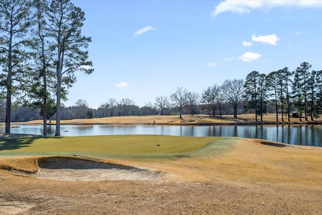 view of water feature featuring golf course view