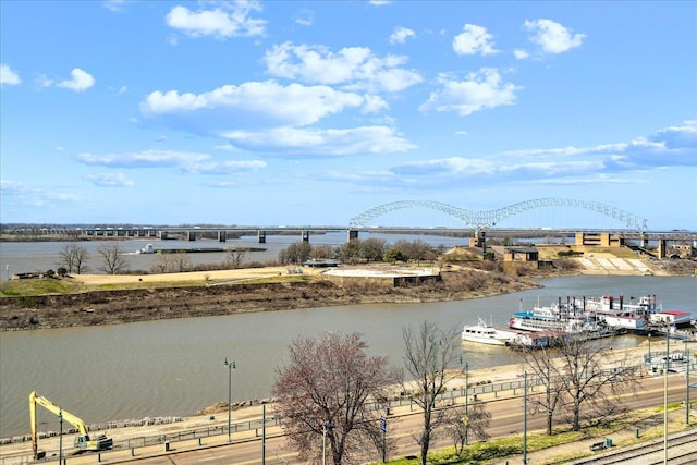 view of water feature