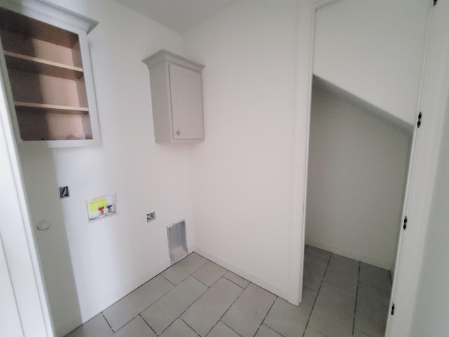 9622 Grays Hollow Dr S, Cordova, TN 38018 - laundry area with hookup for an electric dryer, washer hookup, and light tile patterned flooring