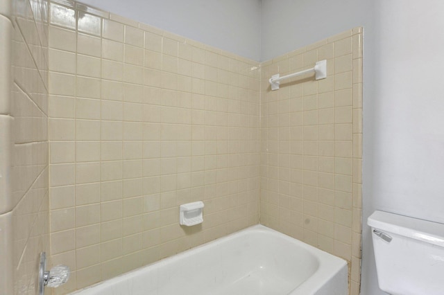 full bath featuring bathtub / shower combination and toilet