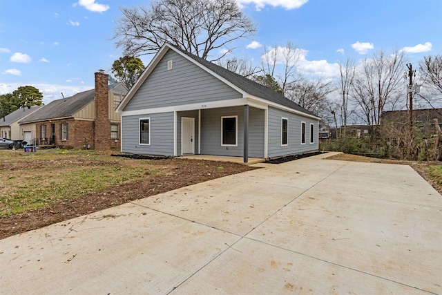 view of bungalow