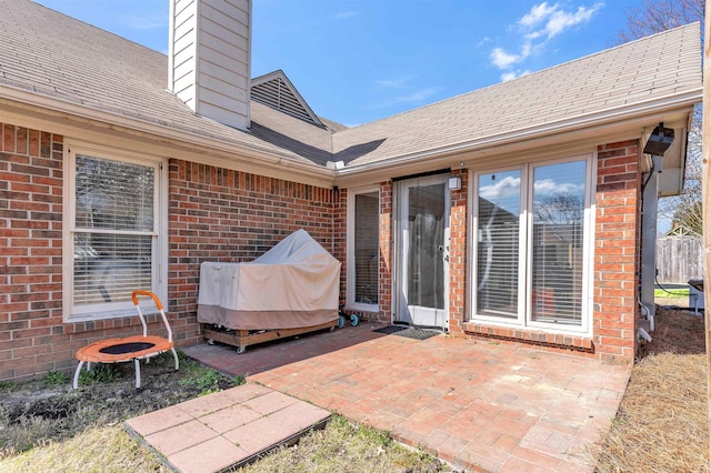 view of patio / terrace featuring grilling area