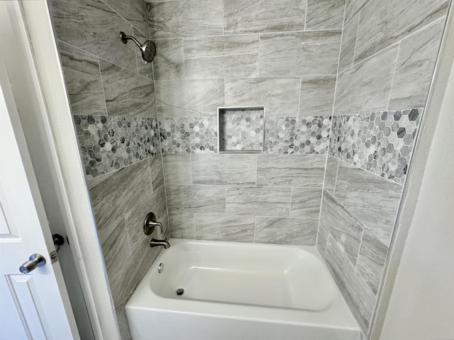 full bath featuring shower / tub combination