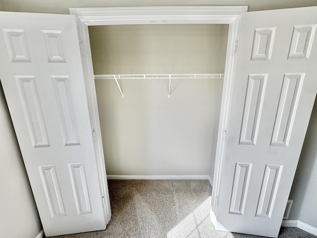 closet with visible vents