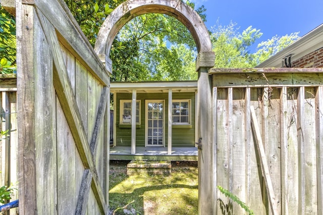 view of outbuilding