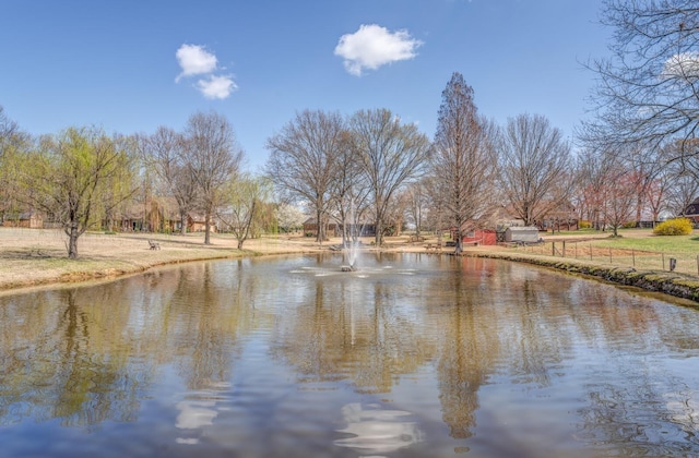 property view of water