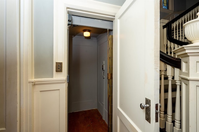 1860 Central Ave, Memphis, TN 38104 - hallway with wood finished floors