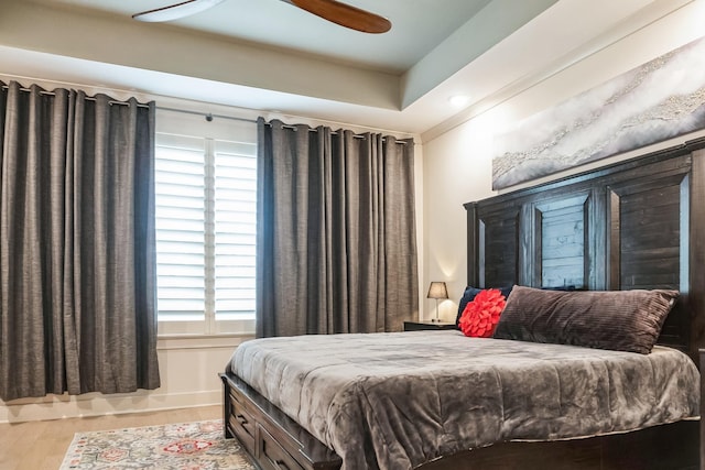 12753 Hollow Oak Dr S, Arlington, TN 38002 - bedroom featuring light wood-type flooring and a ceiling fan