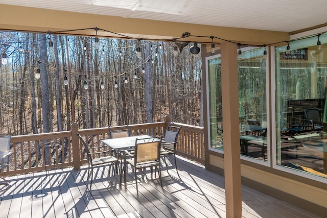100 Carefree Ln, Counce, TN 38326 - deck featuring outdoor dining space