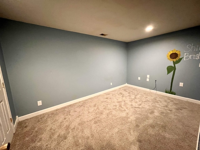 29 Wardlow St, Gates, TN 38037 - carpeted empty room with baseboards and visible vents