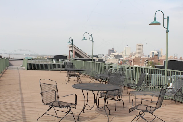 exterior space featuring a view of city