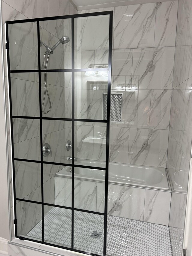 view of full bathroom