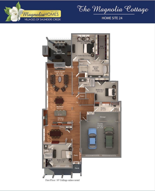 65 Magnolia Ridge Dr, Rossville, TN 38066 - view of layout