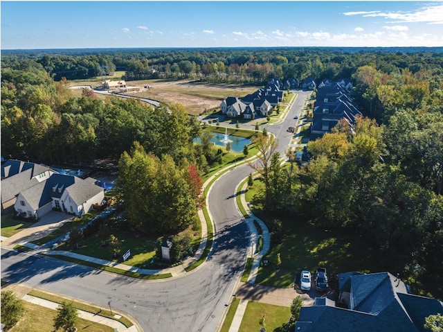 65 Magnolia Ridge Dr, Rossville, TN 38066 - aerial view with a forest view, a residential view, and a water view