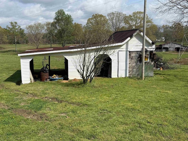 view of outbuilding with an outdoor structure