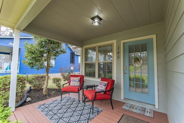 145 Ping Hill Cv, Counce, TN 38326 - wooden terrace featuring covered porch