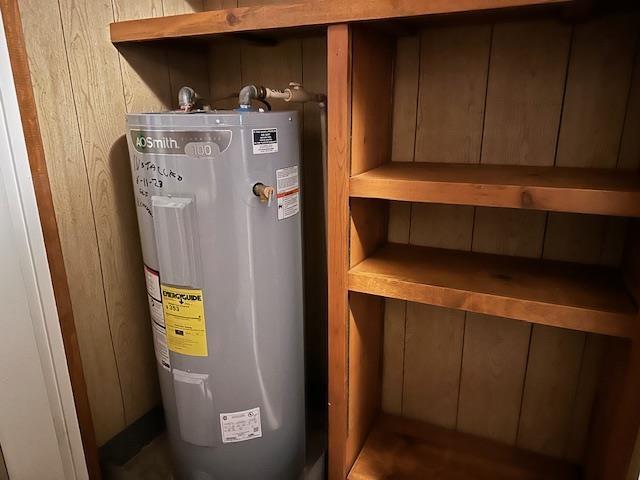 utilities featuring water heater