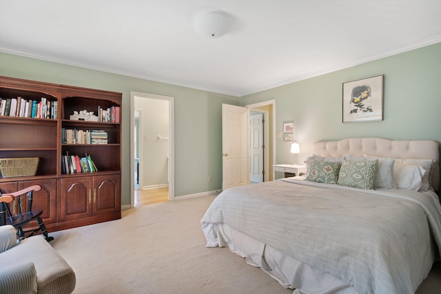 1005 River Currents Dr, Memphis, TN 38103 - carpeted bedroom featuring baseboards and crown molding