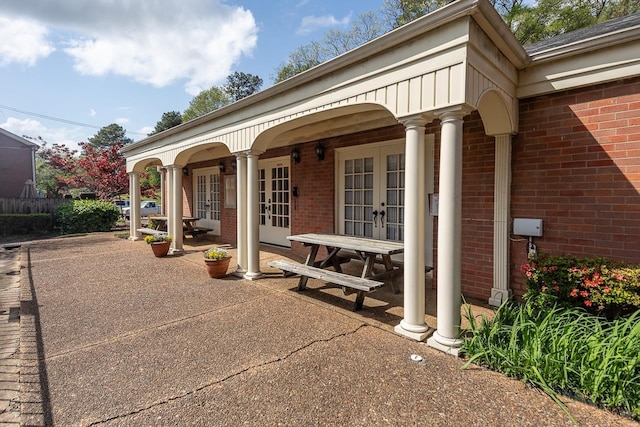 5718 Quince Rd Unit 4, Memphis, TN 38119 - view of patio / terrace featuring french doors