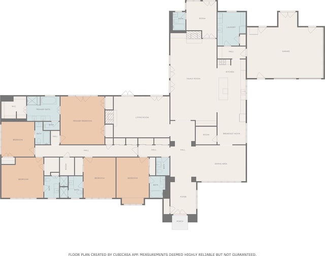 6555 Oak Estates Dr, Memphis, TN 38119 - floor plan