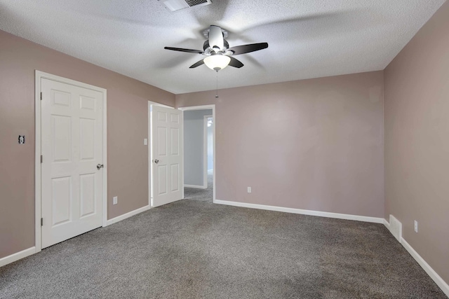 979 Welbeck Cv, Collierville, TN 38017 - unfurnished bedroom featuring carpet floors, baseboards, ceiling fan, and visible vents