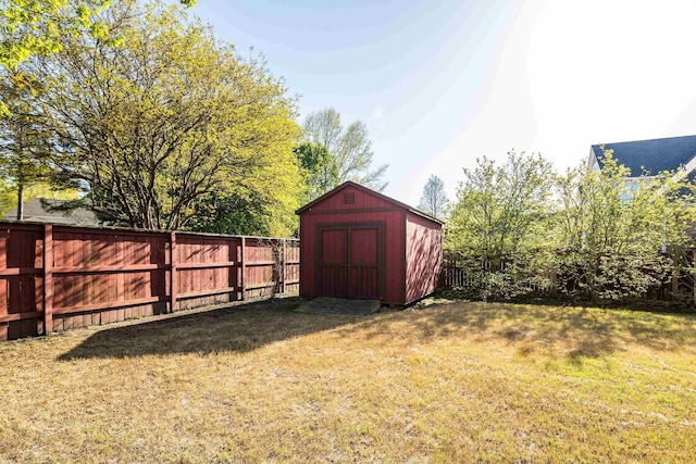 979 Welbeck Cv, Collierville, TN 38017 - view of shed with a fenced backyard