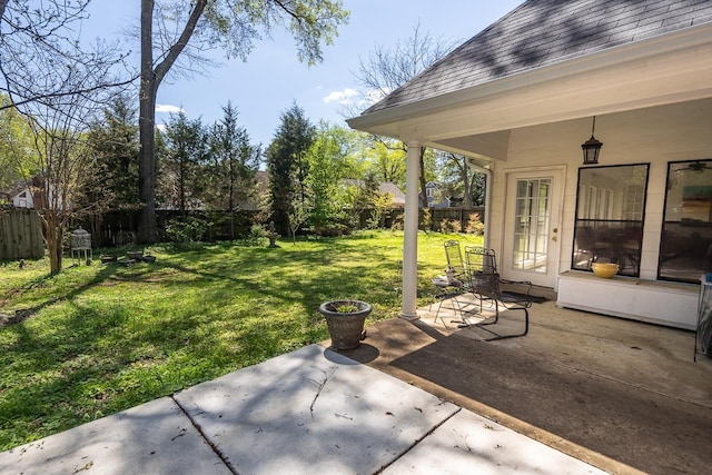 8453 Farrah Ln, Germantown, TN 38139 - view of patio featuring a fenced backyard
