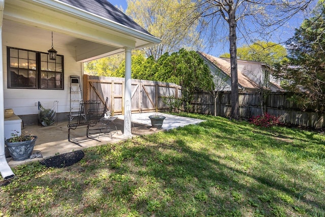 8453 Farrah Ln, Germantown, TN 38139 - view of yard featuring fence and a patio